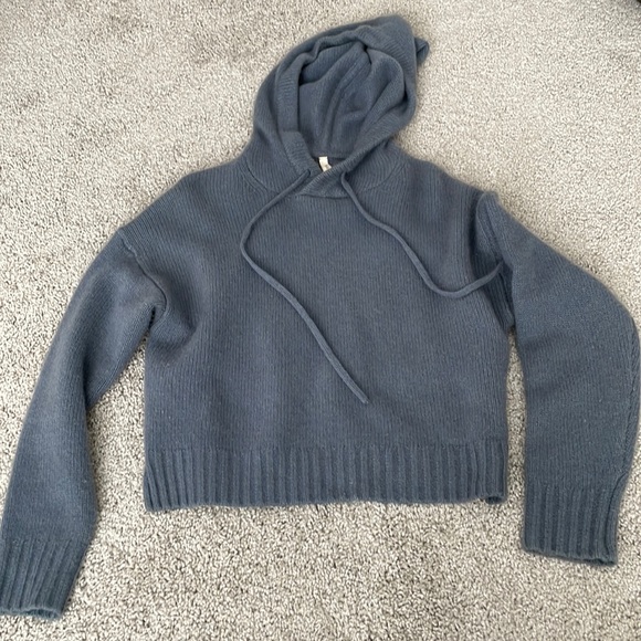Sweaters - Cozy Blue Women's Hoodie Sweater